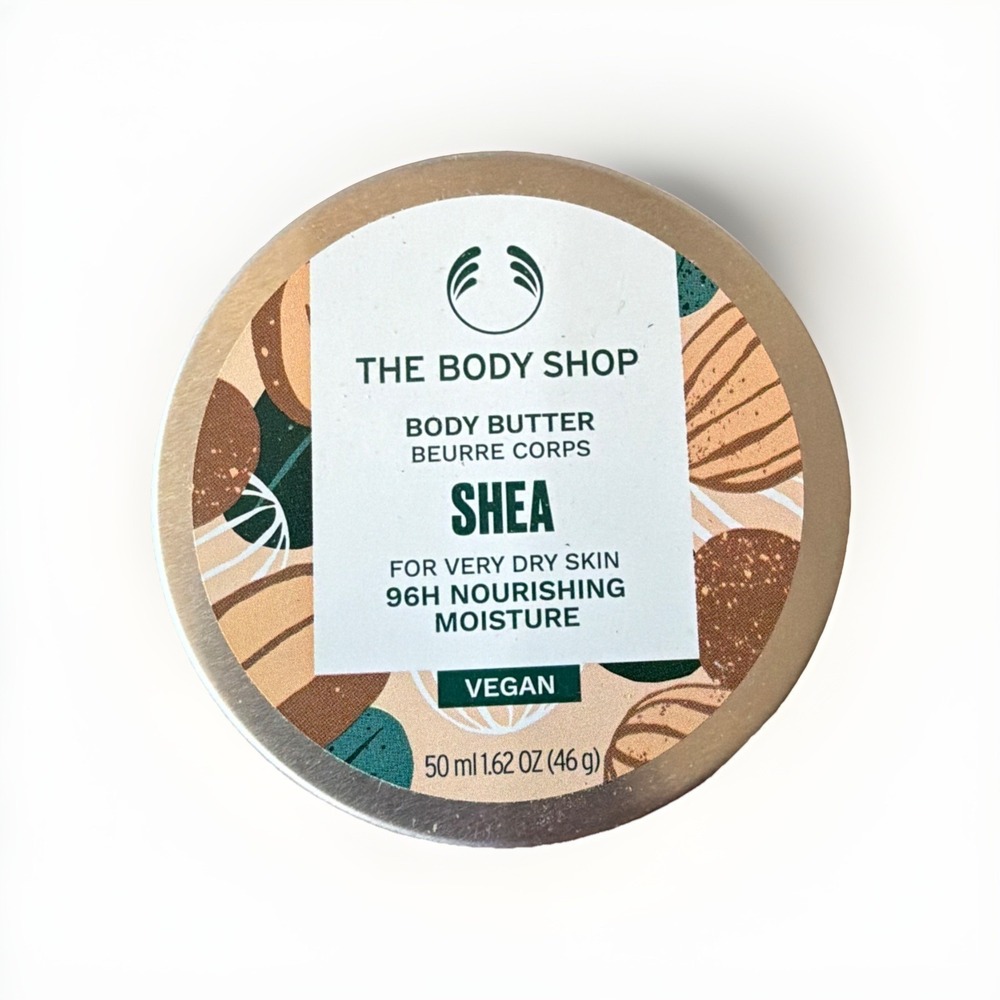 The Body Shop Body Butter Shea Vegan 50mL Moisturizer Dry Skin
